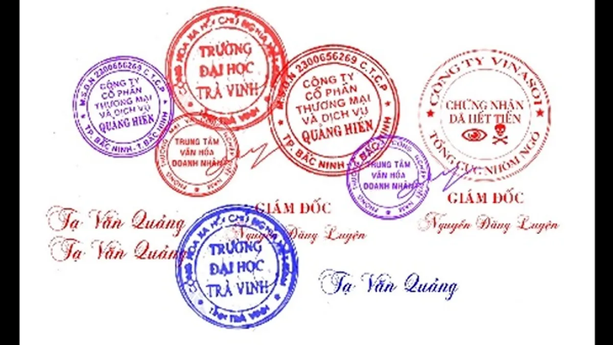 Khắc dấu giả Giải pháp tiện lợi cho công việc hành chính